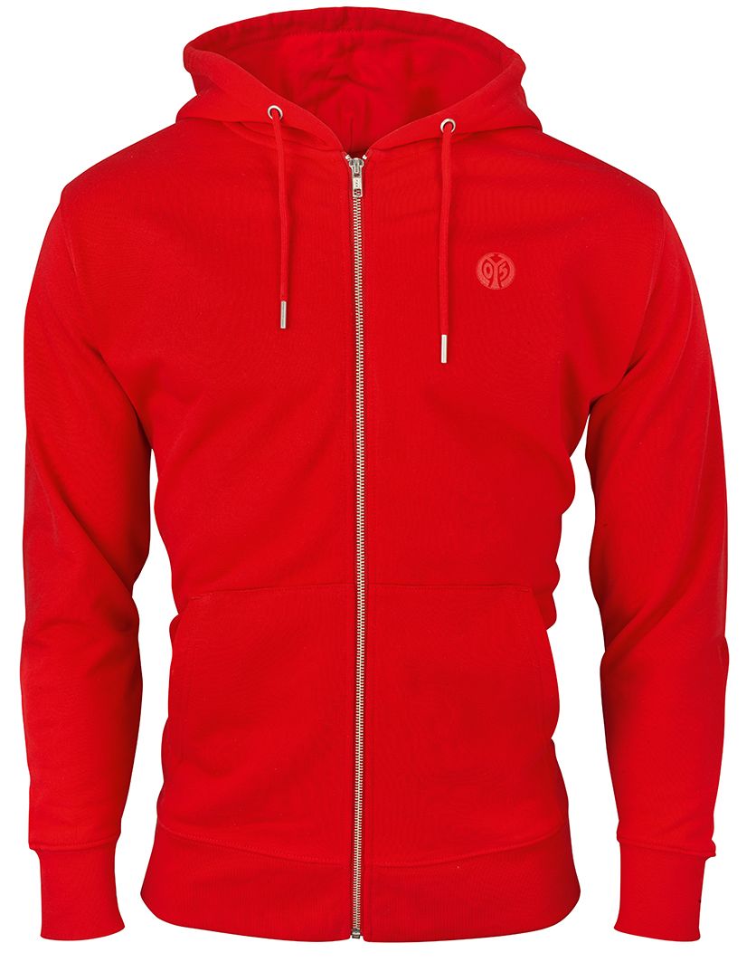 Zip Hoodie Basic rot Kinder