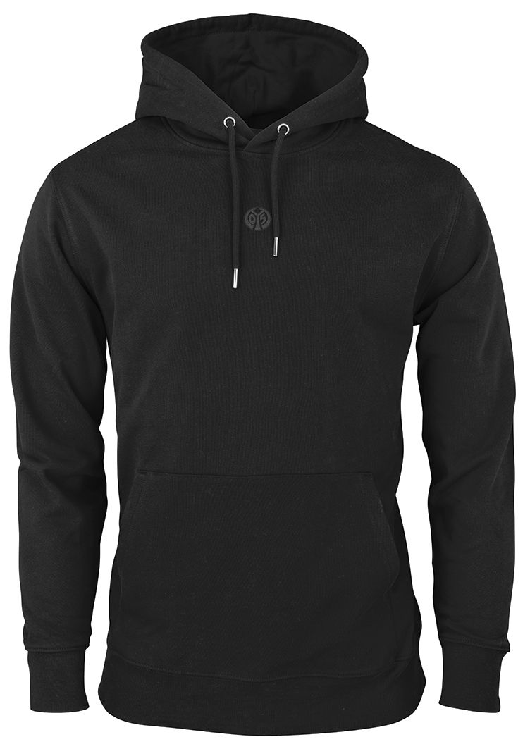 Hoodie Basic schwarz Unisex