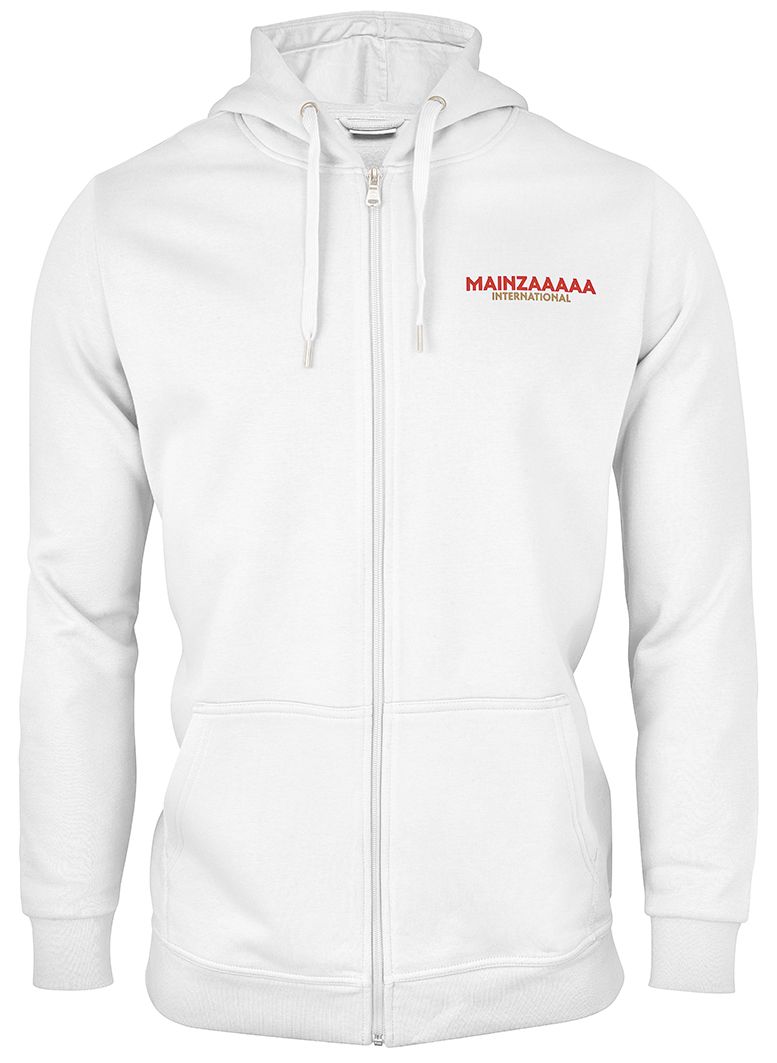 Zip Hoodie International Weiß Unisex